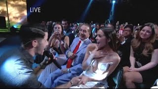 Nick Jonas Scares Girlfriend Olivia Culpo With Fake Proposal | Hollyscoop News