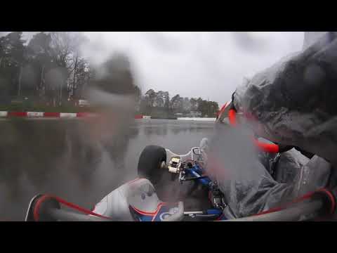 Genk Zanardi KZ in the rain for the first time 9-12-18