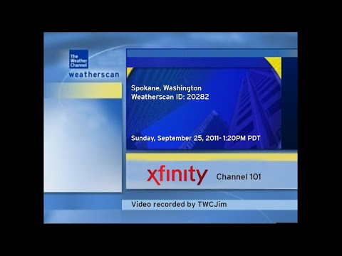 TWC Weatherscan- Spokane, WA- Sep. 25, 2011- 1:20PM PDT