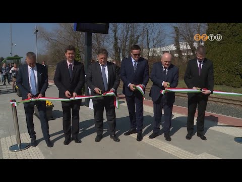 Elkészült a Szombathely-Kőszeg vasútvonal és a közbülső megállóhelyek teljes felújítása
