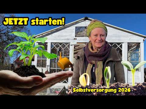 Gemüsegarten 2026: Aussaat, Vorräte, Upcycling zur Selbstversorgung!