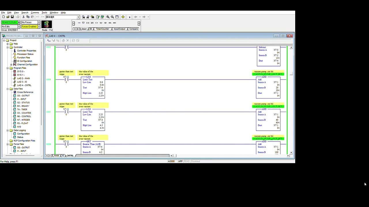 PLC Vacuum Control Without PID | RSLogix 500 Custom Logic