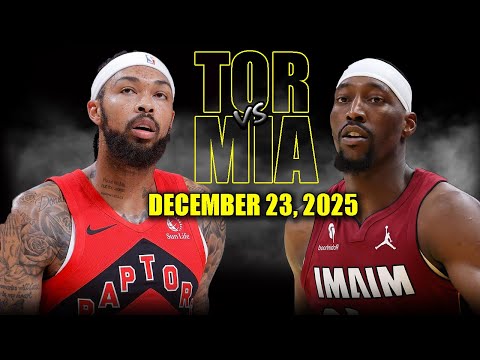 Toronto Raptors vs Miami Heat Full Game Highlights – December 23, 2025 | NBA Season