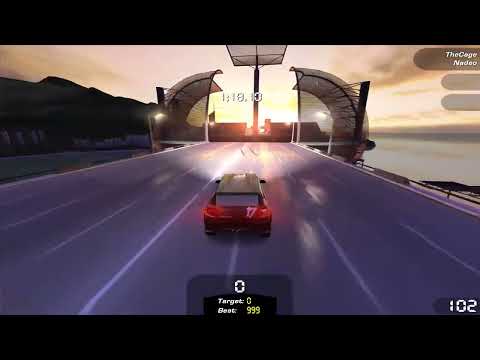 Trackmania Sunrise - All Gold Medals on Docks Tracks