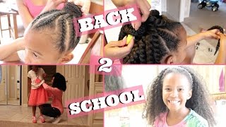 Crochet Twists & FIRST DAY OF SCHOOL + Braid out