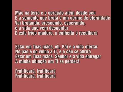 Ofertório  - Estar em tuas mãos ( Com. Católica Shalom)