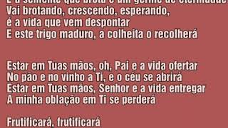 Ofertório  - Estar em tuas mãos ( Com. Católica Shalom)