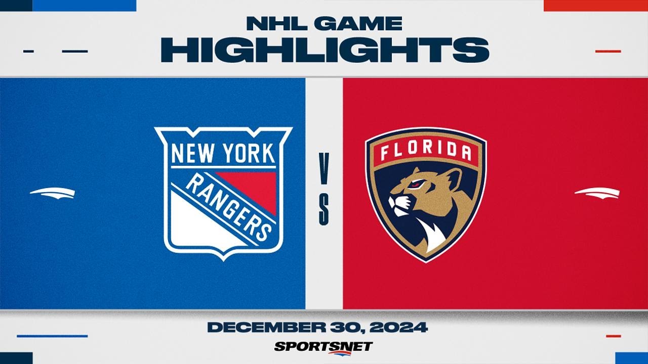 NHL Highlights | Rangers vs. Panthers - December 30, 2024