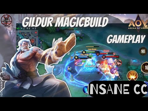 Aov Gildur Magicbuild Gameplay|| Insane CC||Gold Tank (@idlehands1571 )