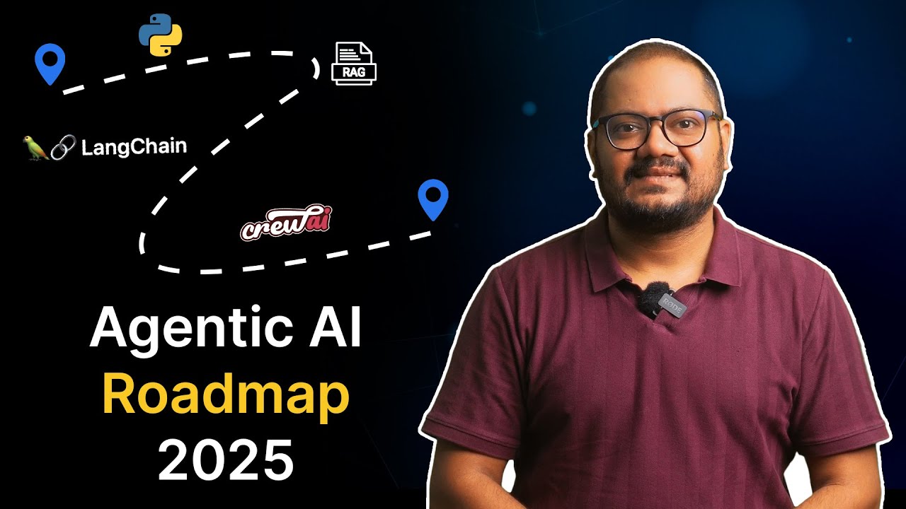 Agentic AI Roadmap 2025 | Roadmap to Learn Agentic AI in 2025 | Learn AI Agents in 6 Months!