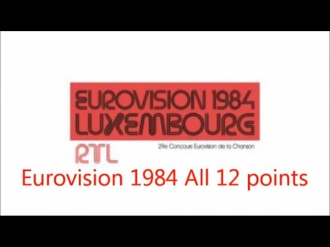 Eurovision 1984 All 12 Points