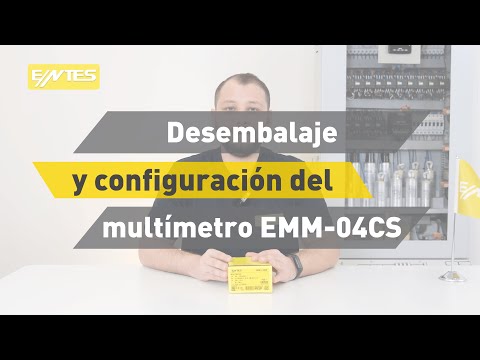 Desembalaje y configuración del multímetro EMM-04CS