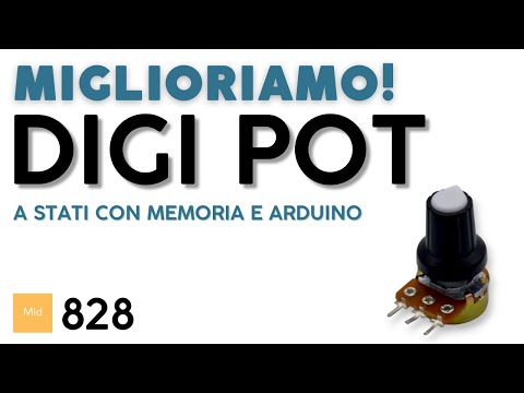 I make a digital potentiometer with memory for Arduino