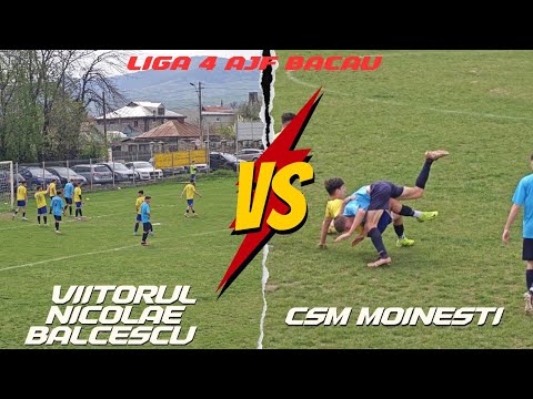 #1281 #Fotbal - Liga 4 Bacau: Viitorul Nicolae Balcescu - CSM Moinesti 1-2! Ariton a dat lumina