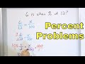 Solving Percent Problems - [6-3-19]