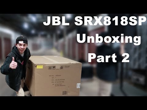 How to setup sound system | JBL SRX818SP Unboxing Part 2