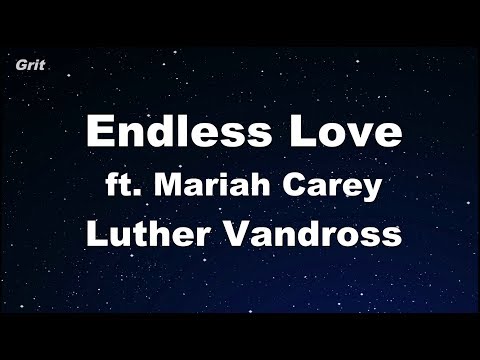 Endless Love ft. Mariah Carey - Luther Vandross Karaoke 【No Guide Melody】 Instrumental
