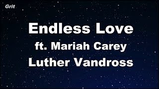 Endless Love ft. Mariah Carey - Luther Vandross Karaoke 【No Guide Melody】 Instrumental