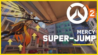 Overwatch 2 How to Super Jump with Mercy! - Mercy Super Jump Rework Explained!