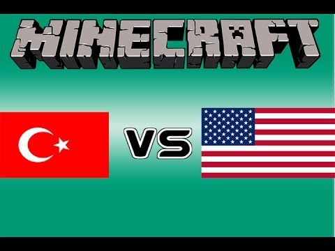 Minecraft : Türkler VS Amerikalı Oyuncular[KOMİK]
