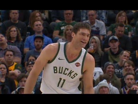 Brook Lopez Highlights vs Jazz RS19G63   16 Pts, 8 Rebs, 7 Blks (02.03.19)