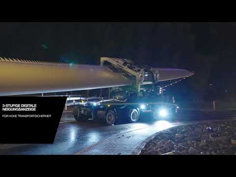 Goldhofer »BLADES« - die wirtschaftliche Lösung für Windflügeltransporte