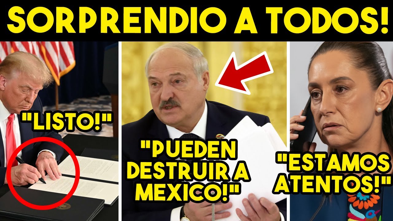 INESPERADO! BIELO RUSIA ADVIERTE A MEXICO. TRUMP EN SH0CK, CAMBIAN JEFE DE EJERCITO, VENEZUELA LISTO