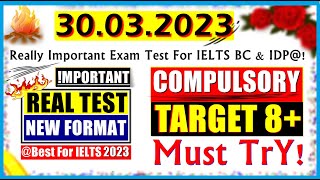 IELTS LISTENING PRACTICE TEST 2023 WITH ANSWERS | 30.03.2023