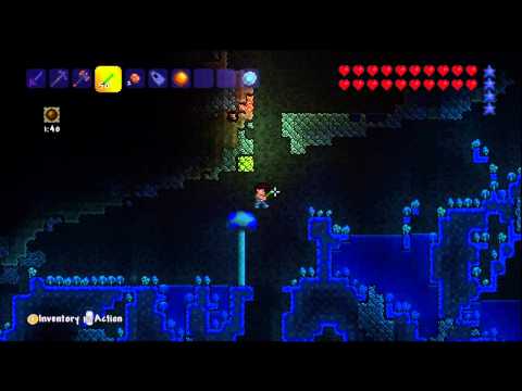 Terraria Xbox 360: Easiest Trip to Hell Ever. Of All Time.