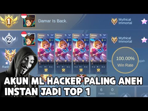 THE WEIRDEST ML ACCOUNT! JUST CREATE AN ML ACCOUNT BUT IMMEDIATELY BECOME GLOBAL TOP 1! NEVER LOSE