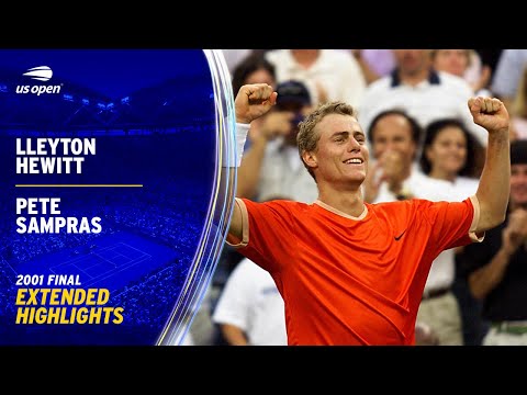 Lleyton Hewitt vs. Pete Sampras Extended Highlights | 2001 US Open Final