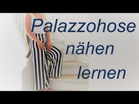 Palazzo Hose nähen - ohne Schnittmuster - DIY