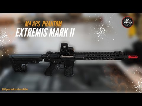 Mais uma pra coleção (M4 APS PHANTOM EXTREMIS MARK II) #airsoft #coleção