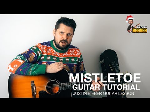 Mistletoe Justin Bieber Guitar Tutorial // Mistletoe Easy Guitar Lesson // How To Play