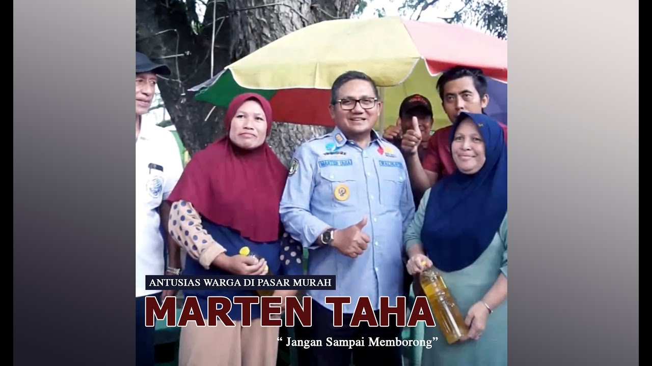 Antusias Warga di Pasar Murah, Marten Taha : jangan sampai memborong