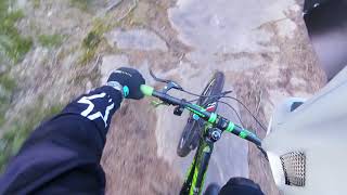 Riding Up to the cabin.