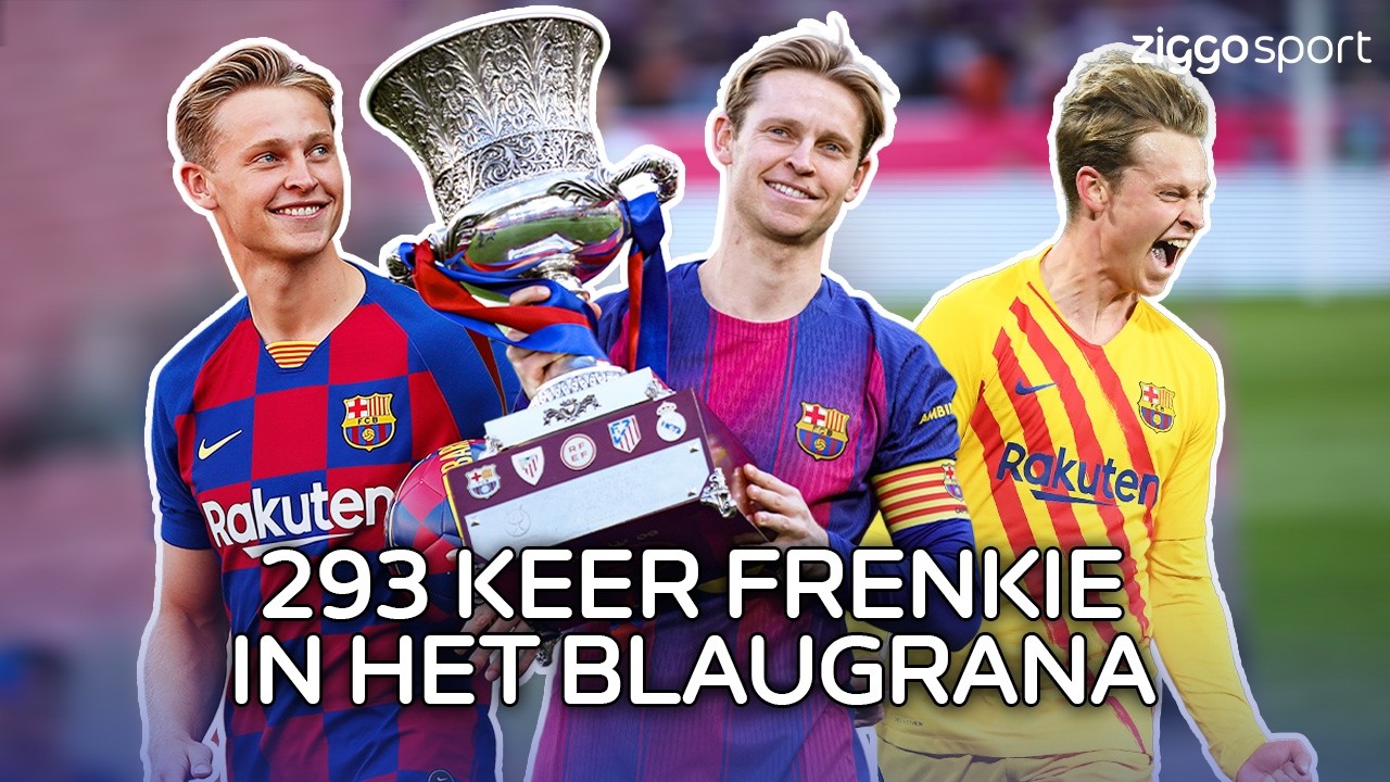 Frenkie de Jong: 293 wedstrijden in het blaugrana van FC Barcelona! 🔴🔵