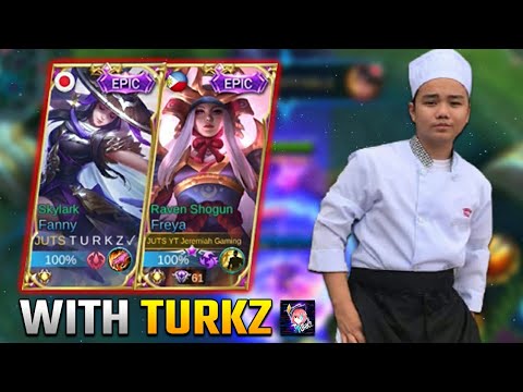PLAYING WITH TOP GLOBAL TURKZ! | TOP GLOBAL FREYA | FREYA BEST BUILD | FREYA GAMEPLAY | MLBB✓