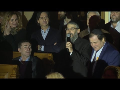 Avraham Fried Entrance at Concert in Saint Petersburg Russia