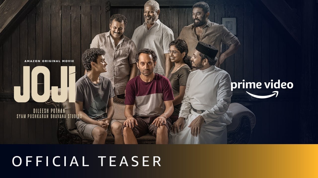 Joji - Official Teaser | Fahadh Faasil, Baburaj, Unnimaya Prasad | Amazon Original Movie | April 7 - YouTube