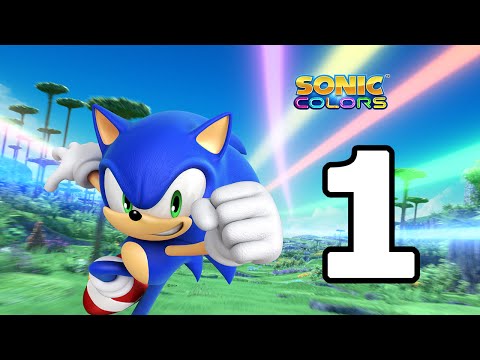 Sonic Colors Walkthrough Part 1 - No Commentary Playthrough (Wii)