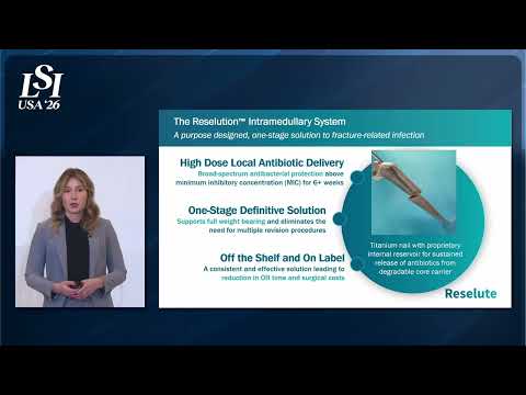 Cambre Kelly, Reselute - Therapeutic implants delivering local antibiotics | LSI USA '26