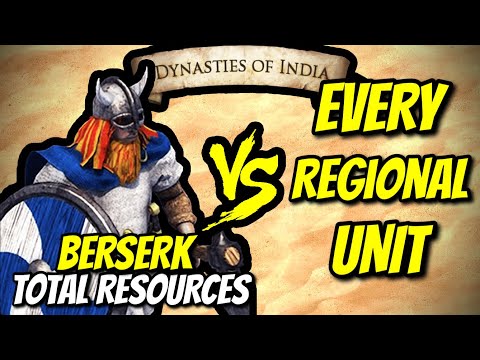 ELITE BERSERK vs EVERY REGIONAL UNIT (Total Resources) | AoE II: DE