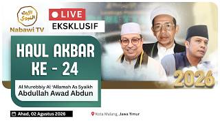 Download lagu 🔴LIVE HAUL ke-24 As-Syekh Abdullah Awadh Abdun, Ponpes Darut Tauhid Malang 2026 | Nabawi TV mp3 Download lagu 🔴LIVE HAUL ke-24 As-Syekh Abdullah Awadh Abdun, Ponpes Darut Tauhid Malang 2026 | Nabawi TV mp3