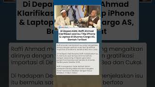 Di Depan KDM, Raffi Ahmad Klarifikasi soal Isu Titip iPhone & Laptop di Blueray Cargo AS