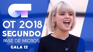 &quot;ESTE AMOR YA NO SE TOCA&quot; - ALBA, JULIA y NATALIA | SEGUNDO PASE DE MICROS GALA 12 | OT 2018