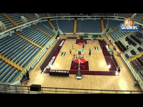 Erstes Training und Interview Aaron Doornekamp - EuroChallenge Final Four Trabzon