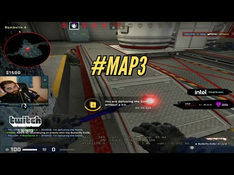 TEAM fallen vs MIBR MD3 - MAP3 iBUYPOWER - CSGO HIGHLIGHTS | NUKE