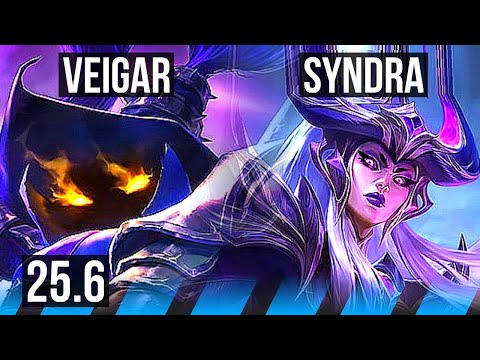 VEIGAR vs SYNDRA (MID) | 4/0/6 | EUW Master | 25.6