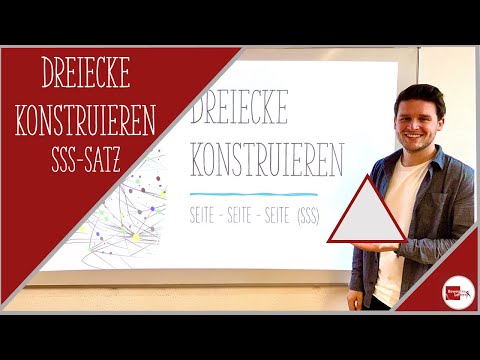 Dreiecke konstruieren: SSS Satz